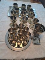 Weinkelche und Whisky Set von Zepter, 24k vergoldet