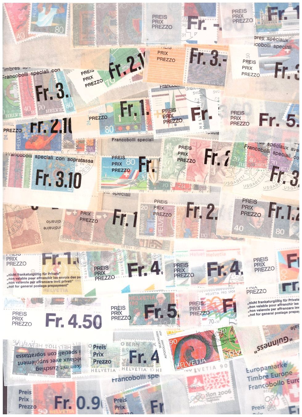 Alle Briefmarken: AUSGABETAG – Gebraucht aus Dübendorf von Piero2 3