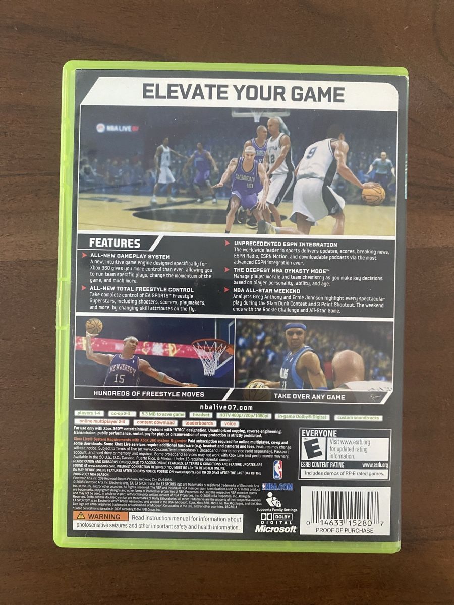 Microsoft Giochi: NBA Live 07 für Xbox 360 – Usato da Thunstetten venduto da Virus_33 2