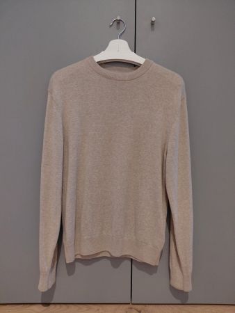 C&A Rundhalspullover beige Baumwolle (S)