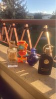 Parfum Set 4 Flakons verschieden gebraucht