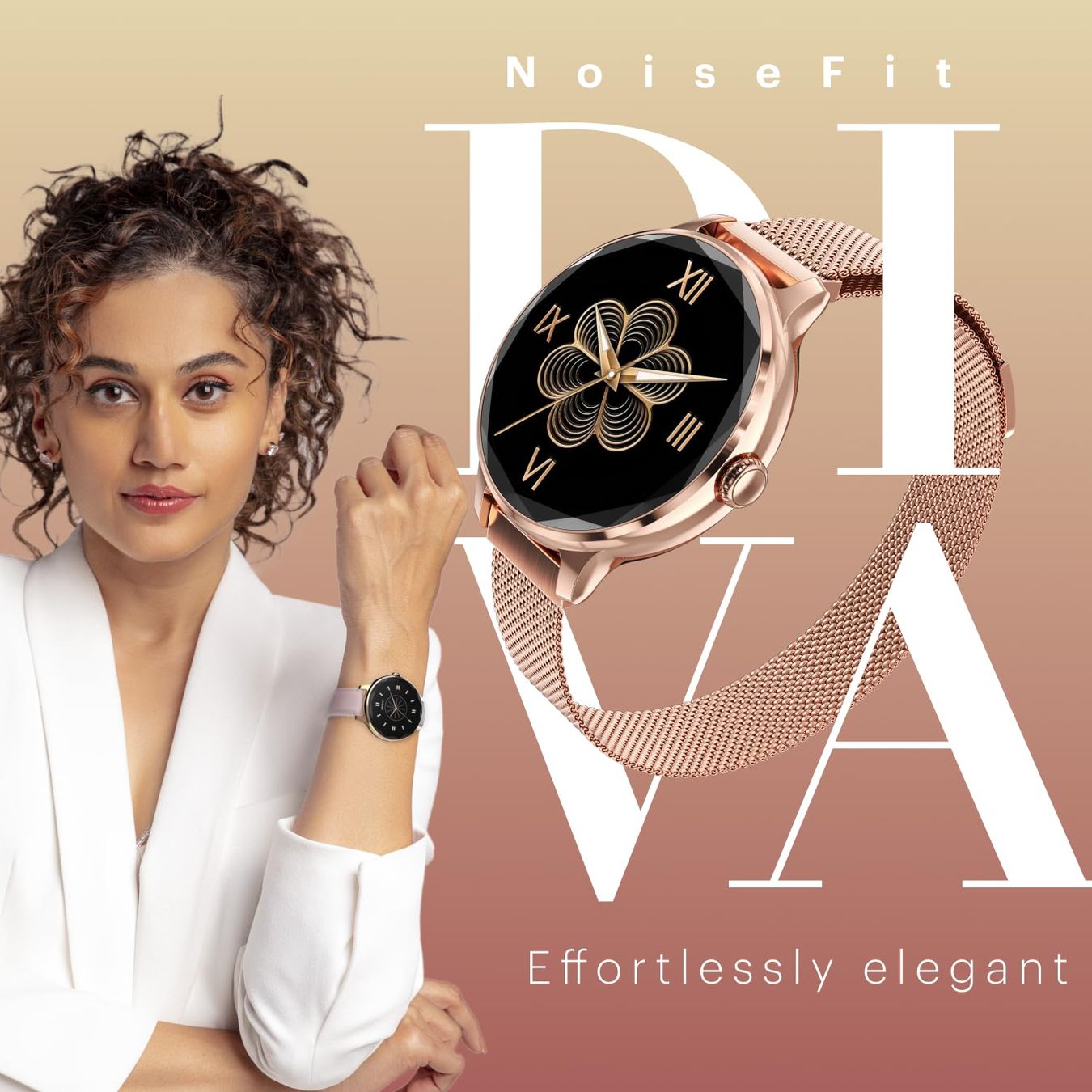 Smartwatch: NoiseFit Diva Smartwatch Pearl White – Nuovo e nell'imballaggio originale da Dietlikon venduto da Salesmax 5