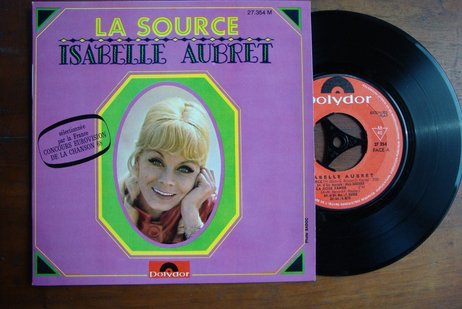 Dischi in vinile: ISABELLE AUBRET - LA SOURCE - ROSE FANÉE – Usato da Bern venduto da Uli_10_11