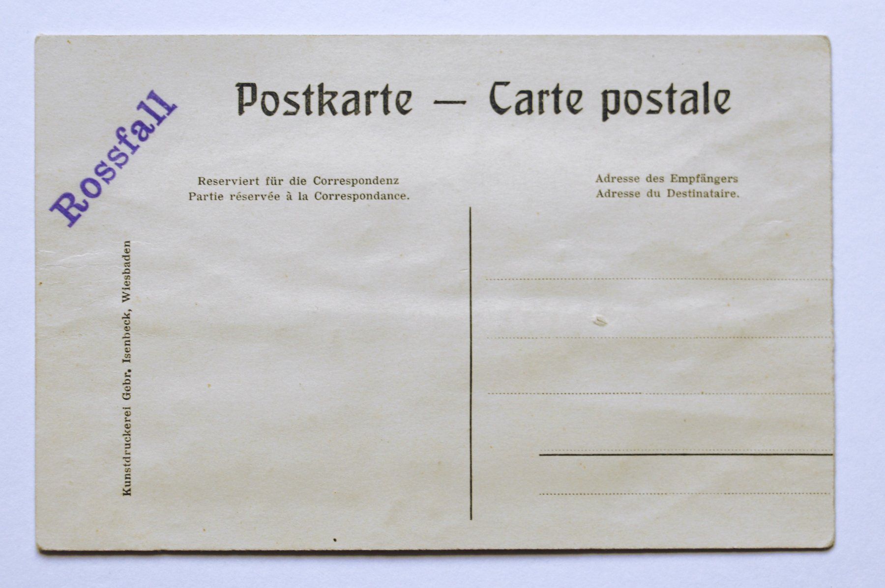 Cartoline postali: AK "ROSSFALL MIT SÄNTIS" ca. 1910 PRÄGEKARTE – Usato da St. Gallen venduto da modernetc 1