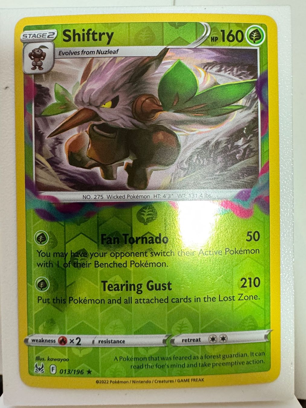 Pokémon Sammelbilder & Trading cards: Shiftry | 013/196 | Pokémon TCG | Englisch – Neu (gemäss Beschreibung) aus Bassersdorf von ero_9zp9