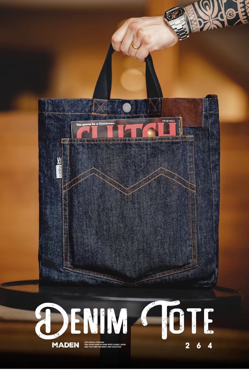 Borse: Shopper / Tote Bag Jeans – Nuovo (secondo la descrizione) da Ennetbaden venduto da miboo 3