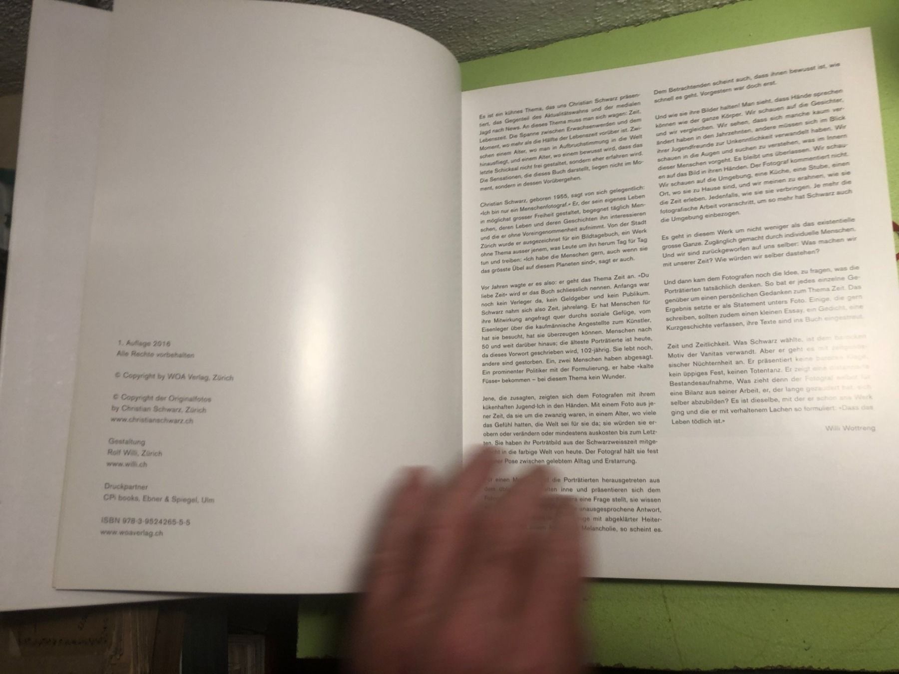 Bücher: Christian Schwarz: Du liebe Zeit. – Gebraucht aus Zürich von allp 1