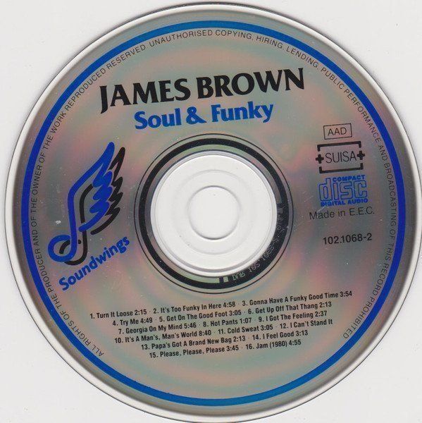 CD: James Brown - Soul & Funky - include "Turn it Loose" – Usato da Unterbäch venduto da jaqila 2