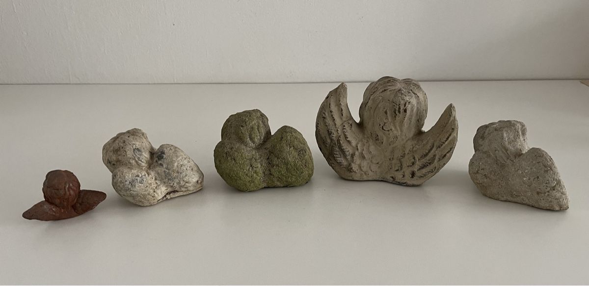 Tutte le decorazioni: 5 Stk. Engel / Puti aus Keramik – Usato da Wetzikon ZH venduto da seli03 5
