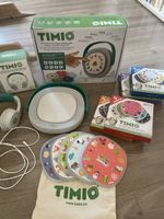 Lot complet TIMIO lecteur audio, casque et disques