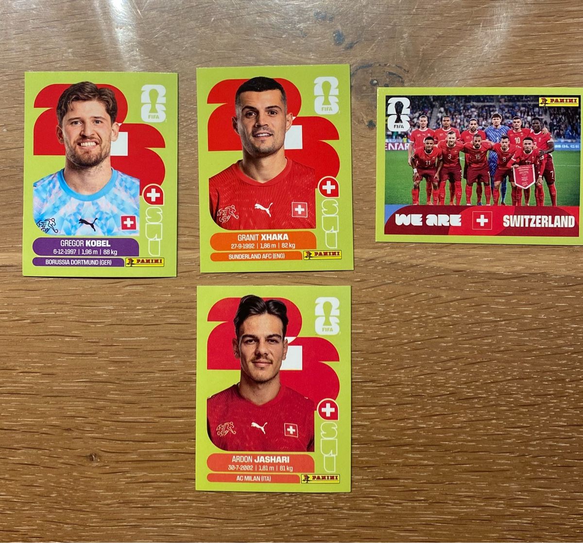 Panini Carte collezionabili: Panini Sticker - SUI - 4 Stickers – Nuovo (secondo la descrizione) da Adliswil venduto da didoli