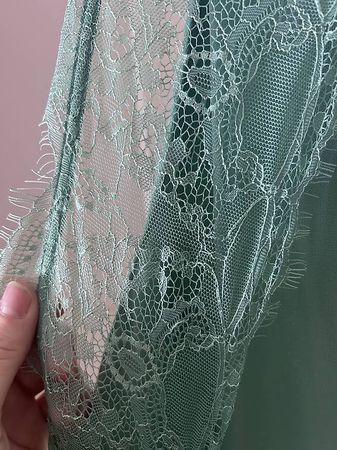 Kleid mintgrün Spitze Grösse M neuwertig