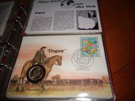 Münzbrief Uruguay