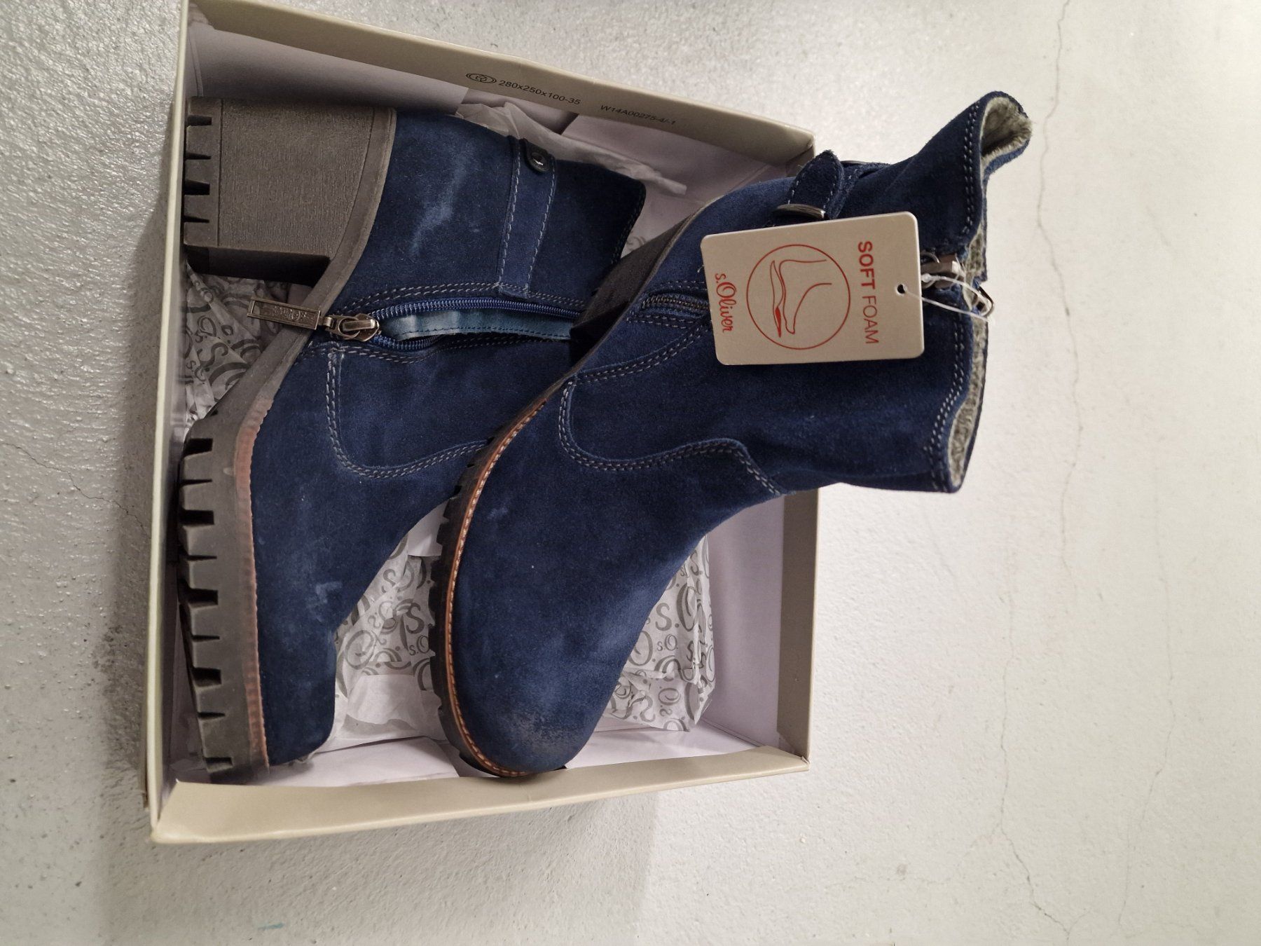 S.Oliver Damenschuhe: S.Oliver Leder Stiefelette Gr.40 neu – Neu und originalverpackt aus Solothurn von Legolas15