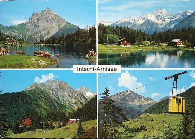 Ansichtskarten: INTSCHI Luftseilbahn Arni – Gebraucht aus Jona von philajona