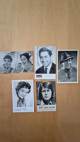 Original Autogramme auf Vintage Postkarten / Fotos (5 St.)