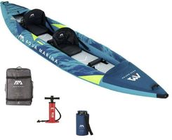 Aqua Marina STEAM 412 Kayak Set (2er) + 2x Fibreglass Paddel