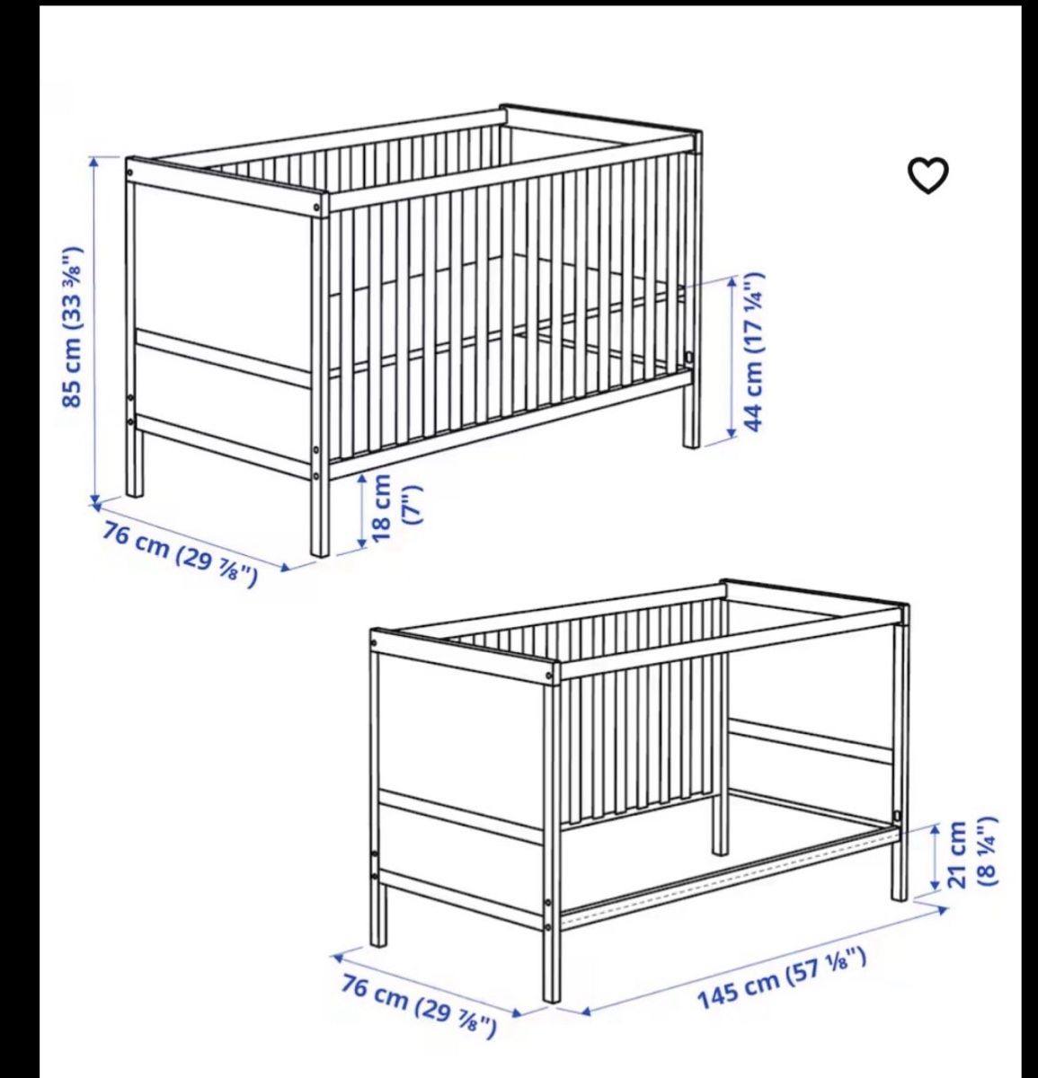 Betten: Baby Ikea Bett  – Gebraucht aus Zollikon von Xime-Luis0309 2
