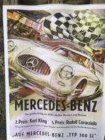 rennsportplakat mercedes sl Oldtimer