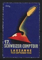 Reklamemarke Lausanne, 17. Schweizer Com