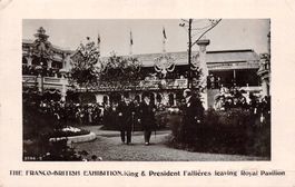 London, Franco-British Exhibition 1908, Präsident Fallières