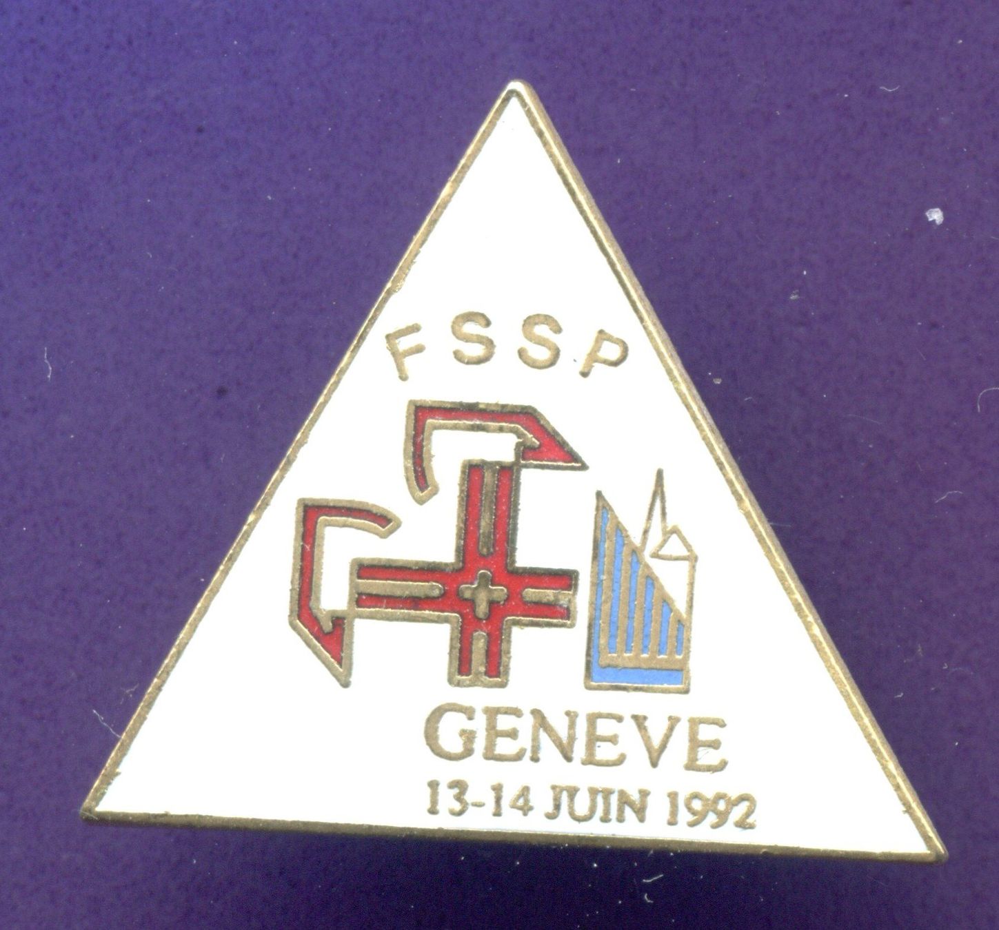 Plaquettes & Badges: FSSP  GENEVE  1992 – D'occasion à Winterthur par Sammleroase