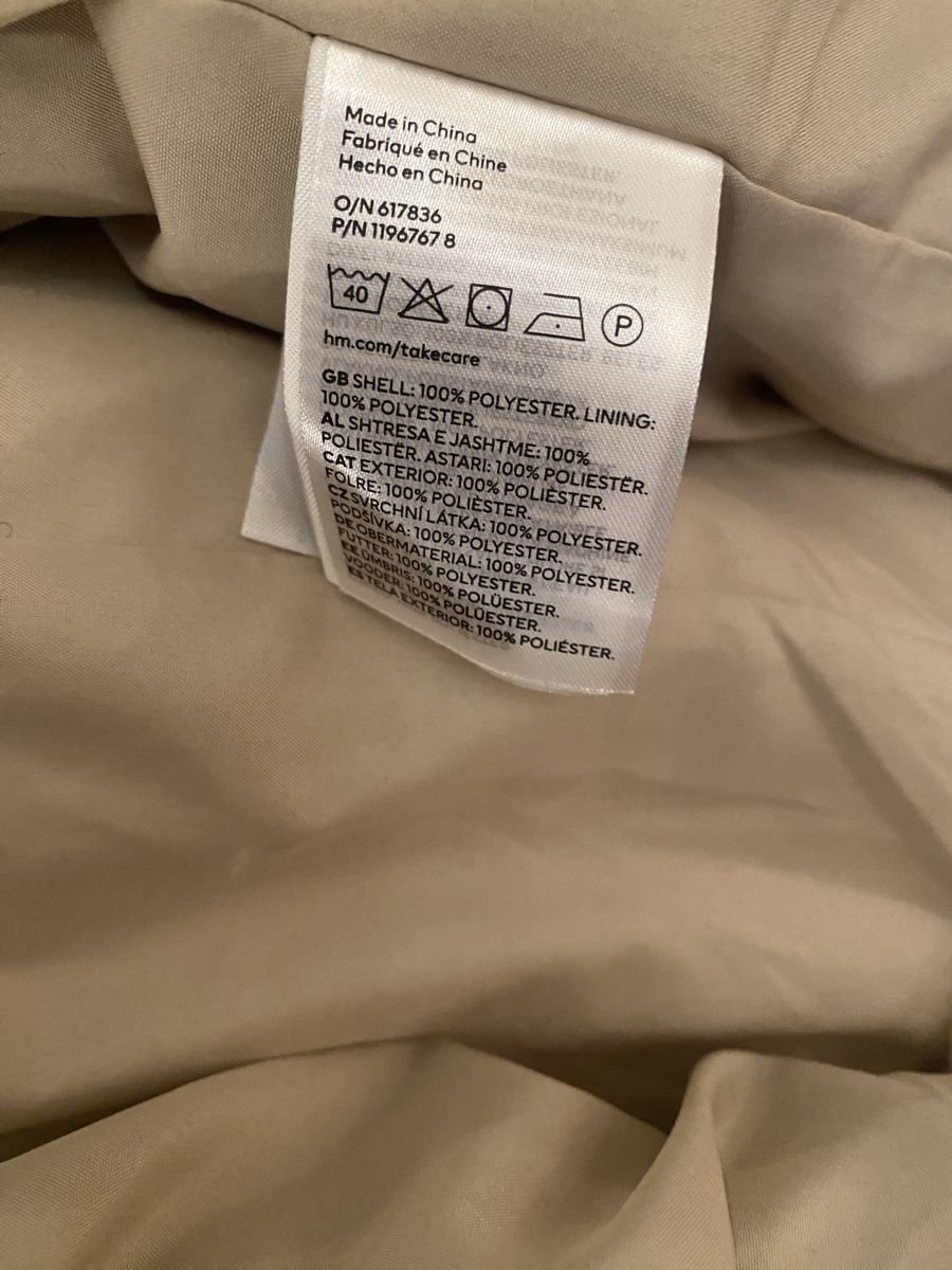 H&M Cappotti: H &M Teddy Mantel beige Gr S – Usato da Schönenberg ZH venduto da Pfupfli1 4