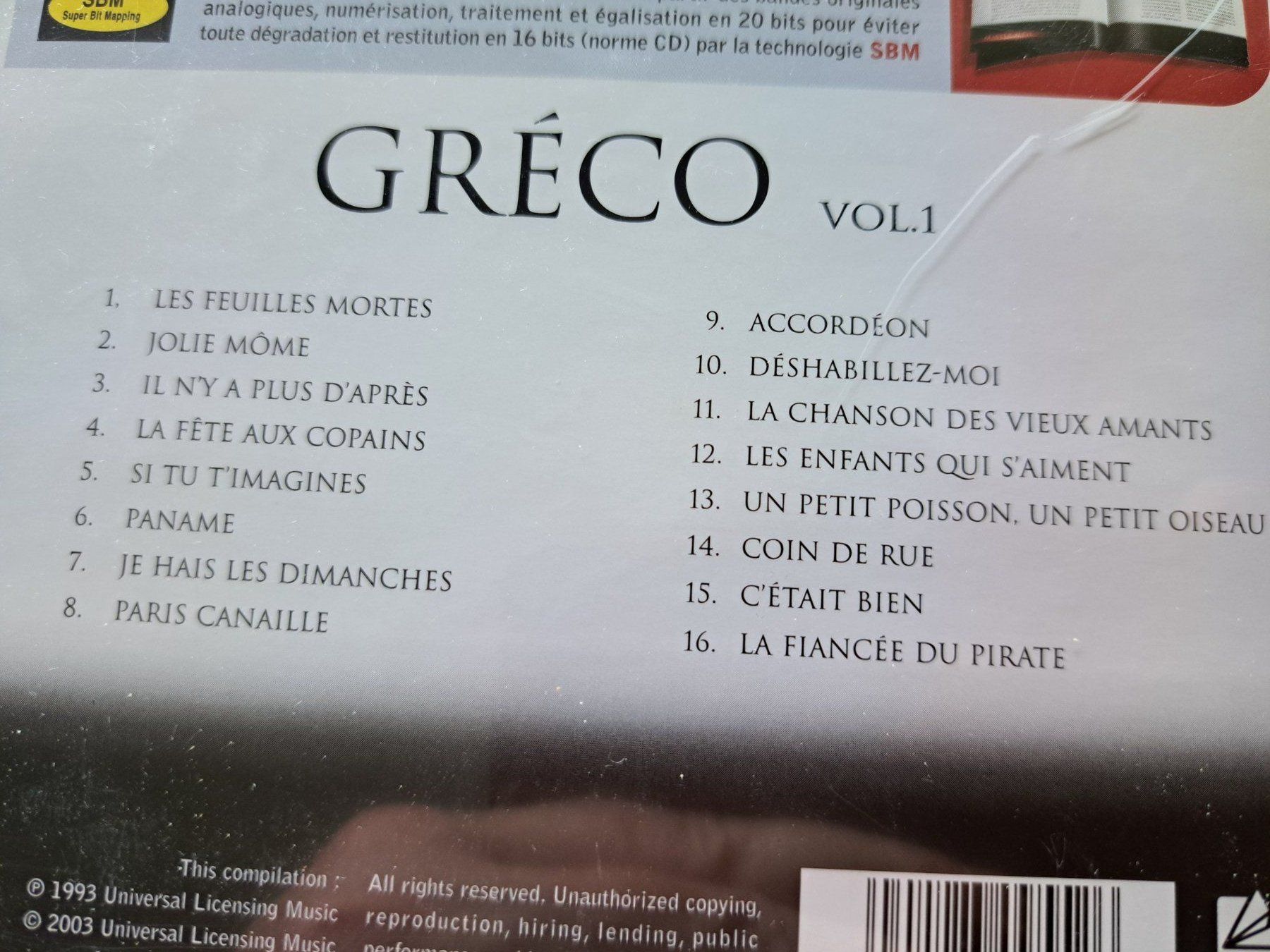 CD: Cd Juliette Gréco - Master série volume 1 – Usato da Pully venduto da bro_n52j 2
