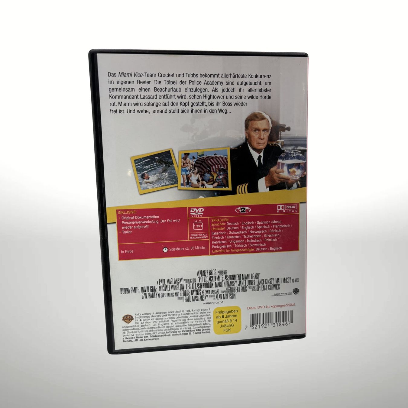 Tutti i DVDs: POLICE ACADEMY 5 - AUFTRAG: MIAMI BEACH – Usato da Rickenbach SO venduto da steinerhome 1