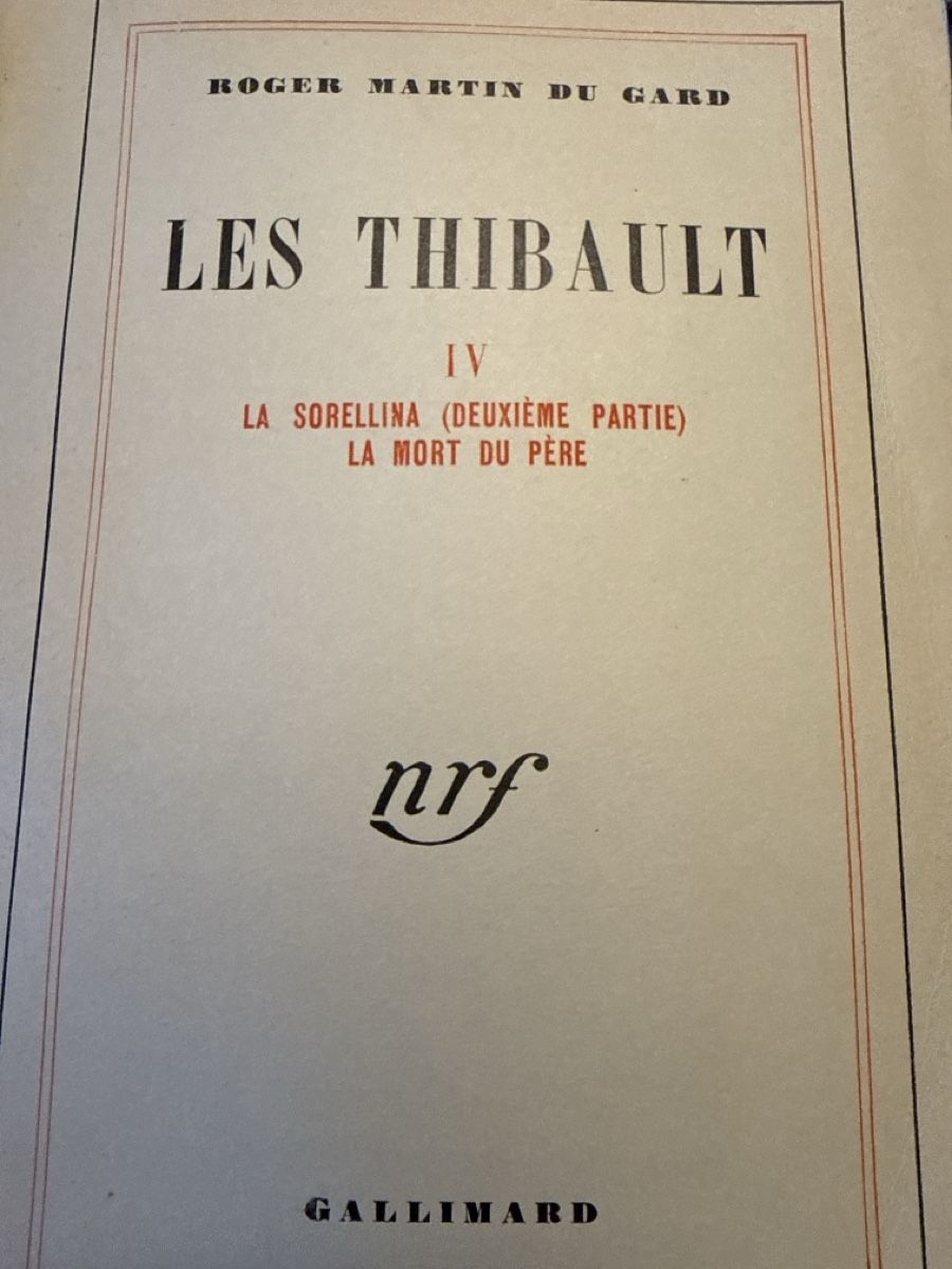 Libri: LES THIBAULT 8 tomes de Roger Martin Du Gard – Usato da Schmitten FR venduto da Hohezelg 3
