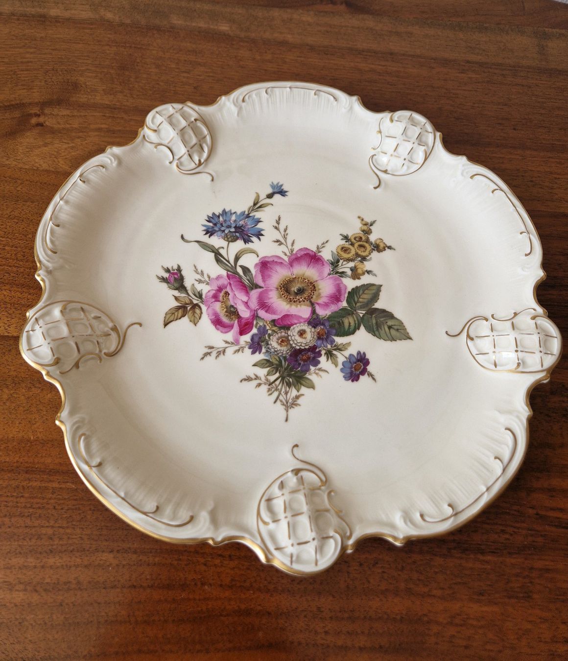 Rosenthal Piatti di portata: Antike Servierplatte mit Blumenmuster, Rosenthal – Nuovo (secondo la descrizione) da Bern venduto da Antikbatik 6