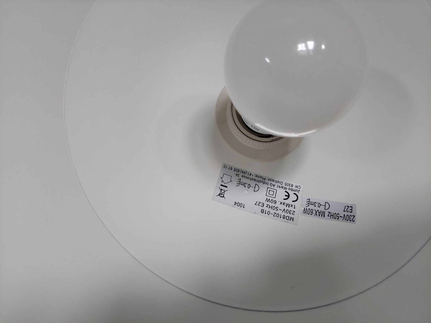 Kronleuchter & Deckenlampen: Grosse Lampe schwarz Top Zustand – Gebraucht aus Obfelden von Foto_Bild_Kunst_Buch 3