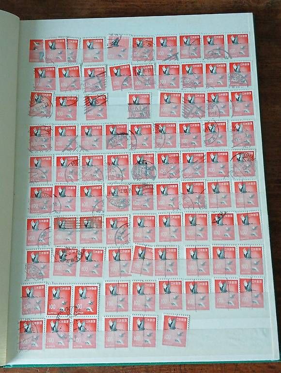 Album: Einsteckbuch mit Briefmarken - Japan – Usato da Nürensdorf venduto da creaconcept