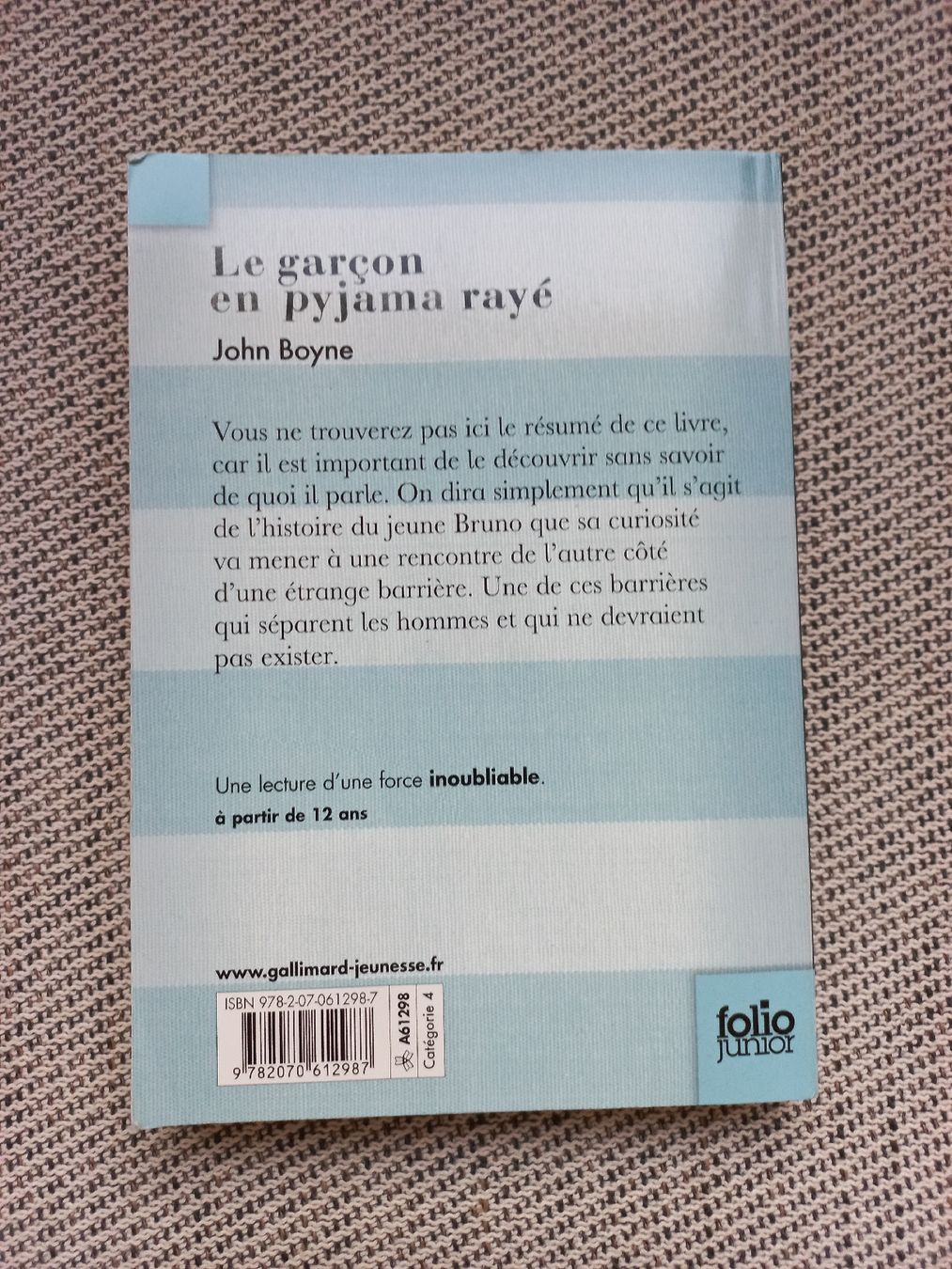 Libri: Le garçon en pyjama rayé (John Boyne) – Nuovo (secondo la descrizione) da Oberuzwil venduto da venditum. 1