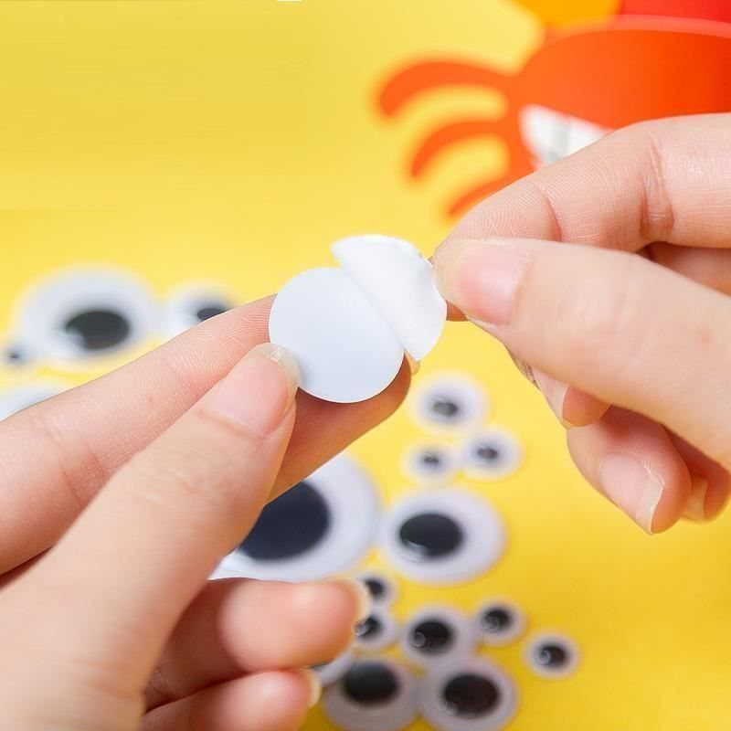 Tutte le decorazioni: Yeux auto-adhésifs, 100 pièces – Nuovo e nell'imballaggio originale da Gurmels venduto da Swisspod 1