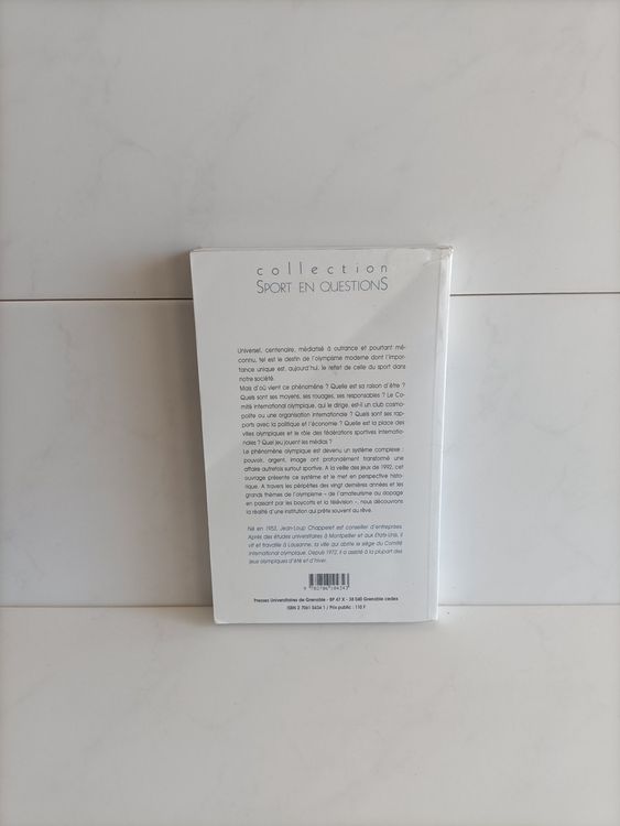 Le système olympique / JeanLoup Chappelet / PUG 1991 (*) Kaufen auf Ricardo