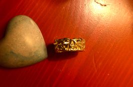 Goldring aus New York - 14 Karat - Einmalig und extravagant