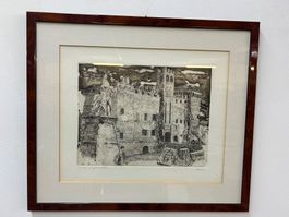 Lithographie / Radierung nummeriert und signiert 16/299