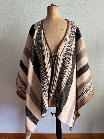 Cape TWINSET TU en coton épais motifs indiens