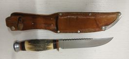 Survival/Jagdmesser mit Horngriff