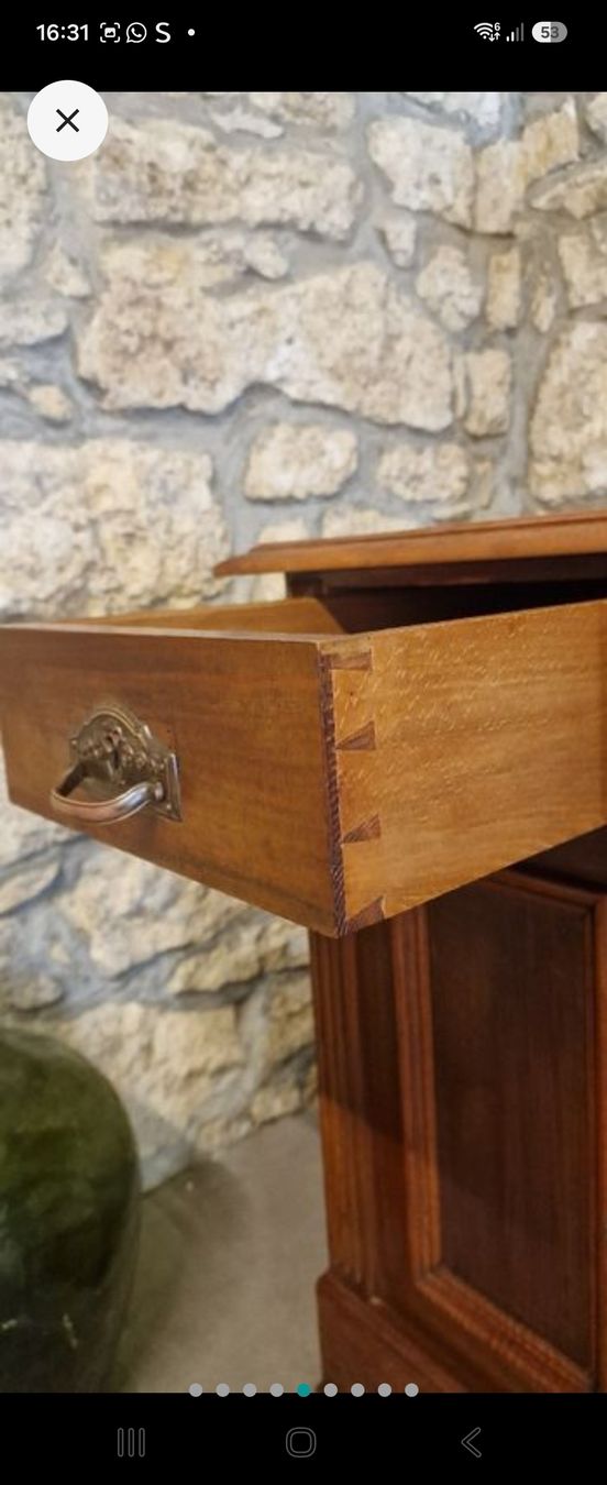 Scrivanie: Antiker massiver Schreibtisch Biedermeier – Usato da Füllinsdorf venduto da Pearl1 4
