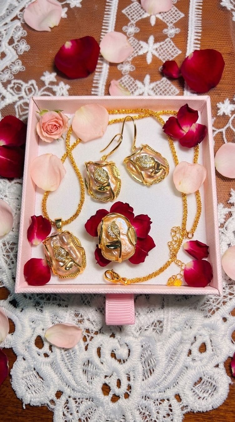 Sonstiger Schmuck: Parure Rose Nomade – Neu und originalverpackt aus St-Maurice von Sandrinette123 3