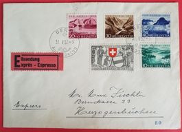 B188) 1952 FDC Pro Patria Kt. 150.-