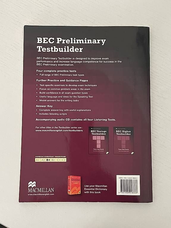 Livres: BEC Preliminary Testbuilder – D'occasion à Zürich par ten_pxn8 1