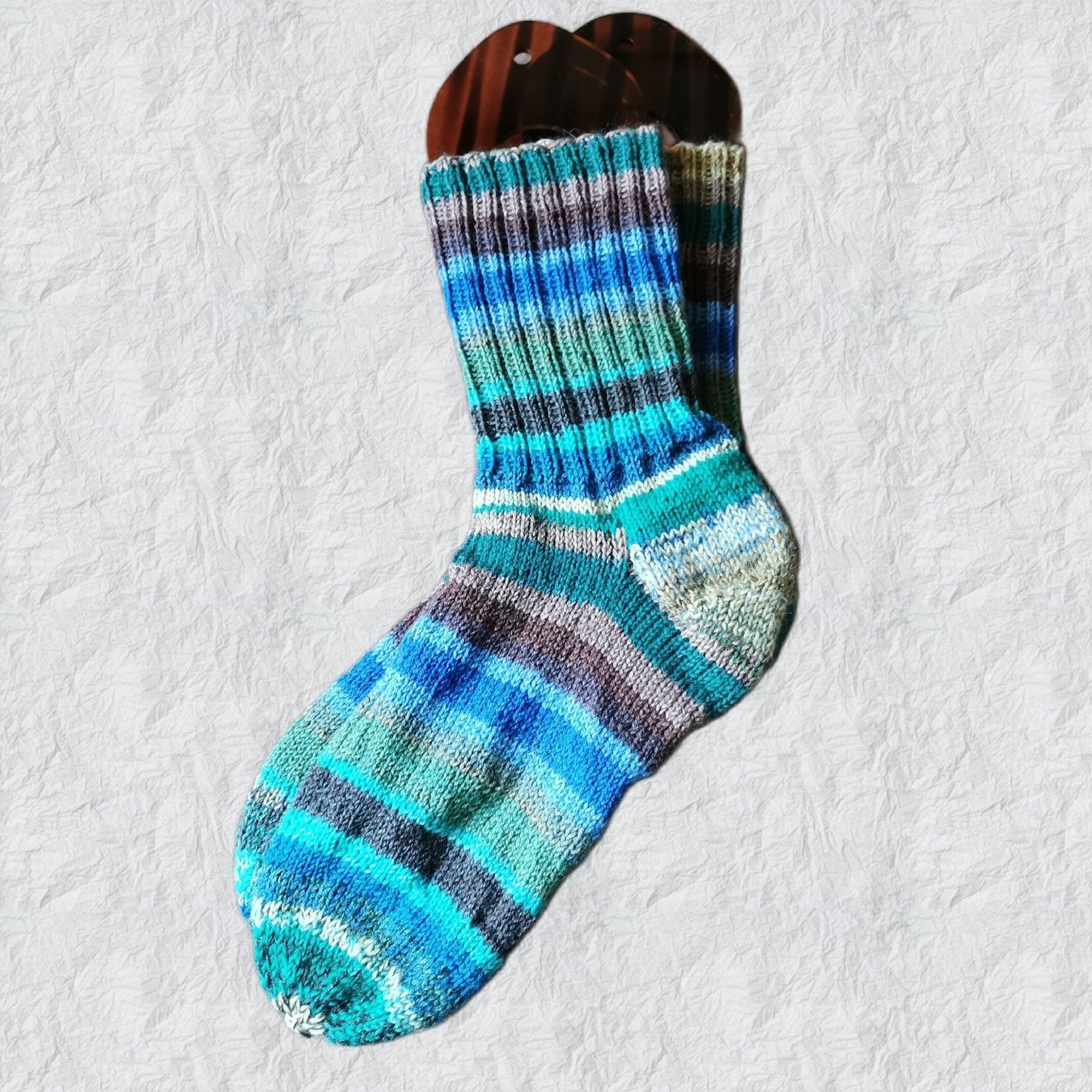 Calze: Handgestrickte Socken – Nuovo (secondo la descrizione) da melchtal venduto da strickerin