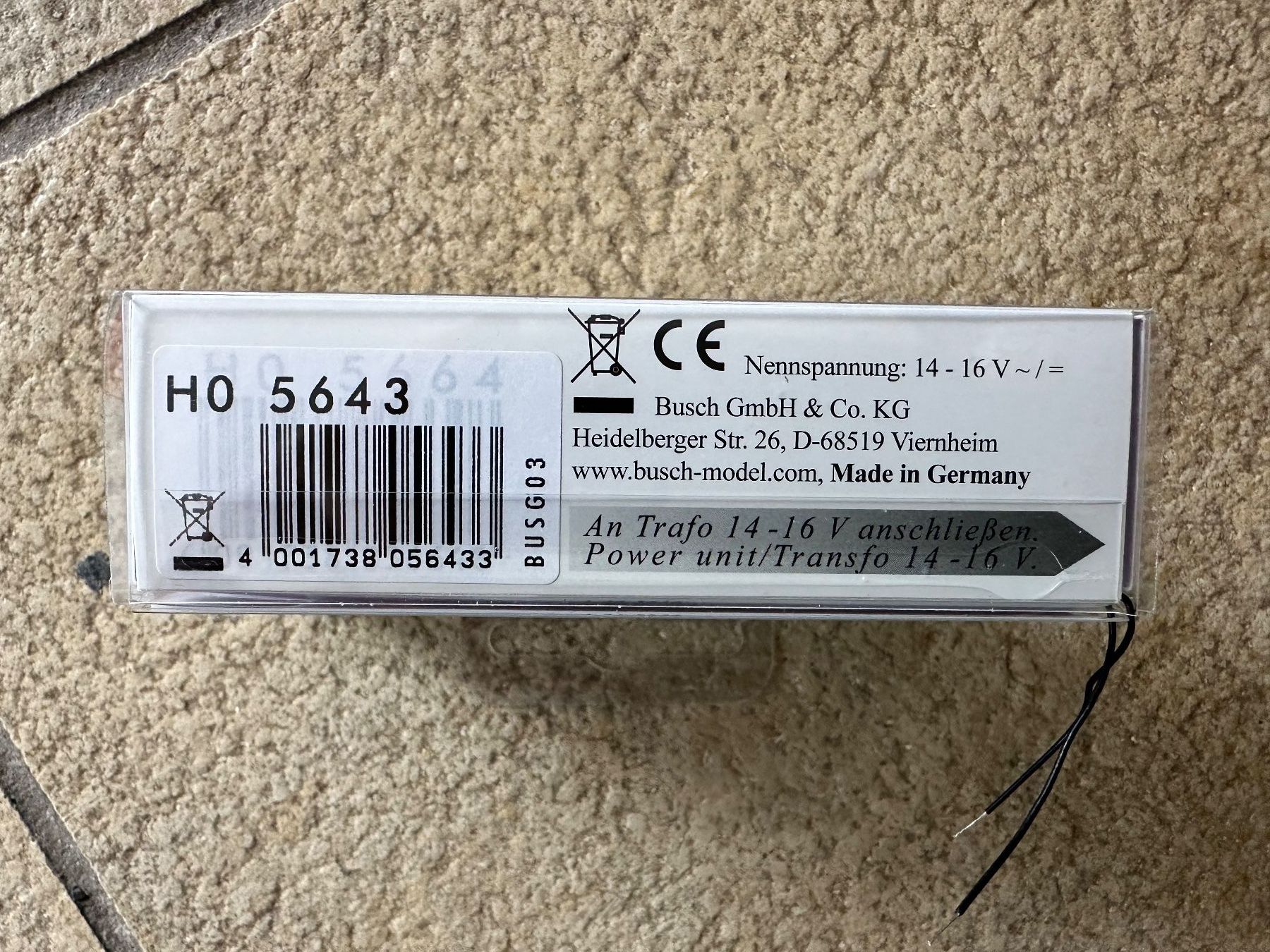 Busch Modellautos: Busch 5643, Modell mit Beleuchtung, HO – Neu und originalverpackt aus Zürich von Baldrian1 1