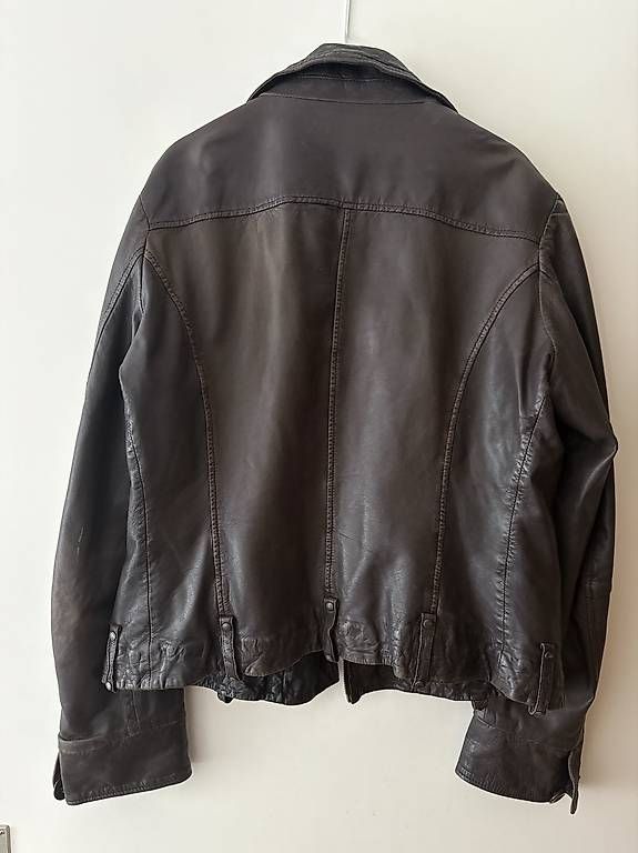 Mexx Jacken: Leather Jacket Mexx - Lederjacke in Dunkelbraun – Gebraucht aus Zürich von Nast_a 1