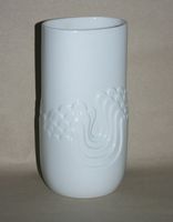 weisse, schöne Vase H 20 cm (Thomas)