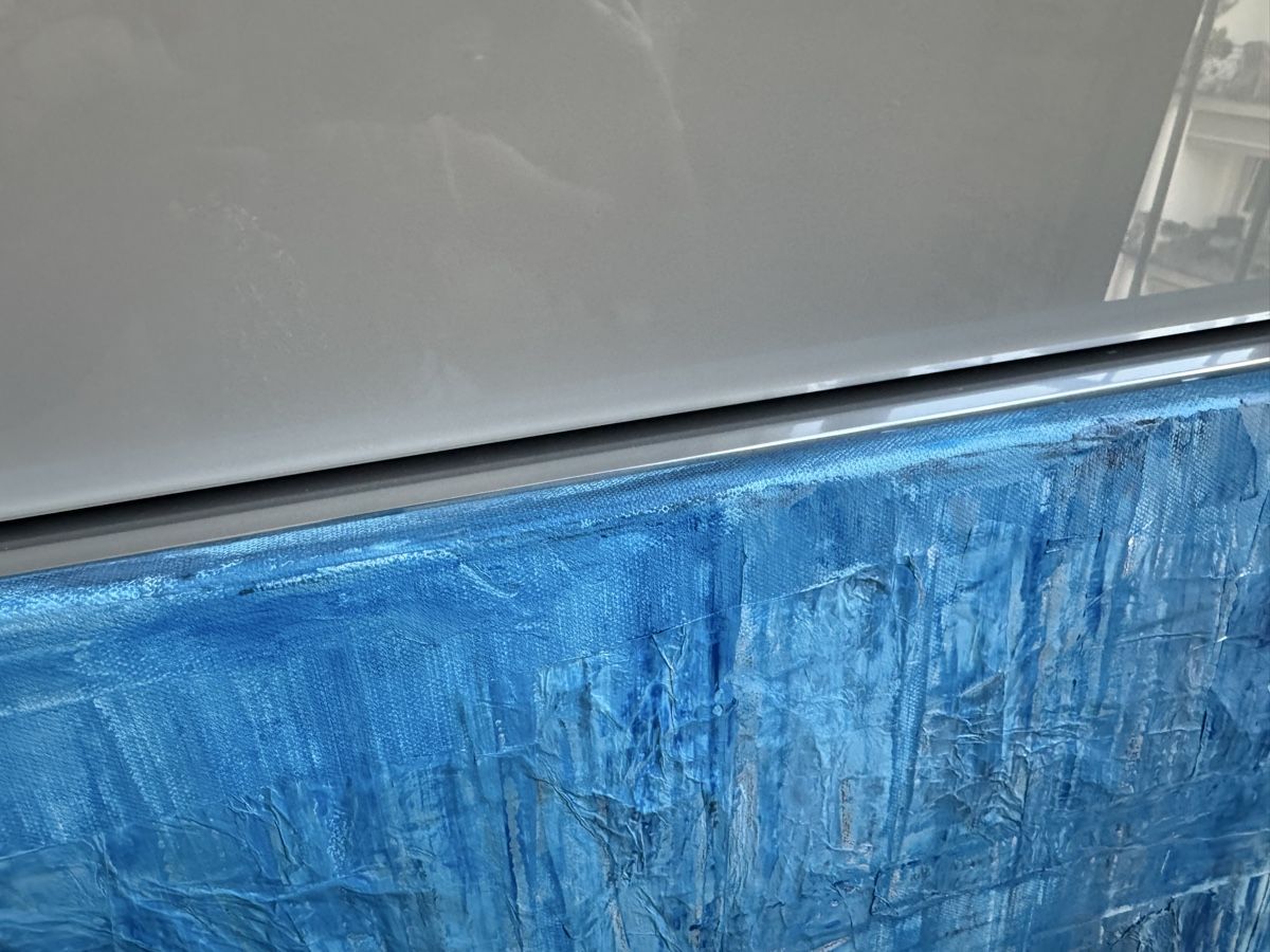 Gemälde: 60 x 80 cm Abstrakt Blautöne Schweizer Kunst – Neu (gemäss Beschreibung) aus Zürich von LuxuryJewellery 8