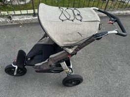 Kinderwagen TFK Adventure mit Zubehör grau